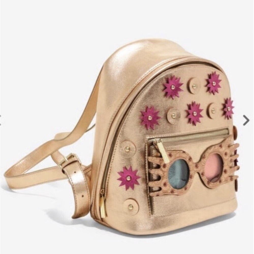 Danielle Nicole Luna Lovegood Mini Backpack Gold Harry Potter RARE